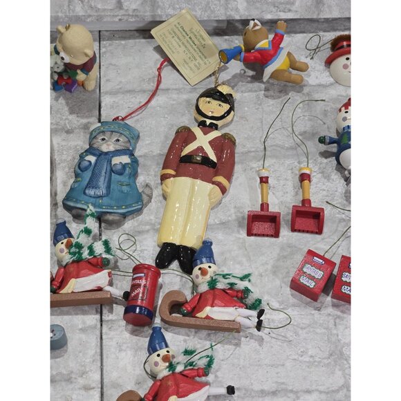 Vintage Wooden Christmas Ornaments European Style Wooden Christmas Ornaments 198 - Picture 5 of 9